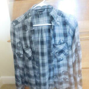 Rock & Republic, Size S, Skull Long Sleeve Shirt